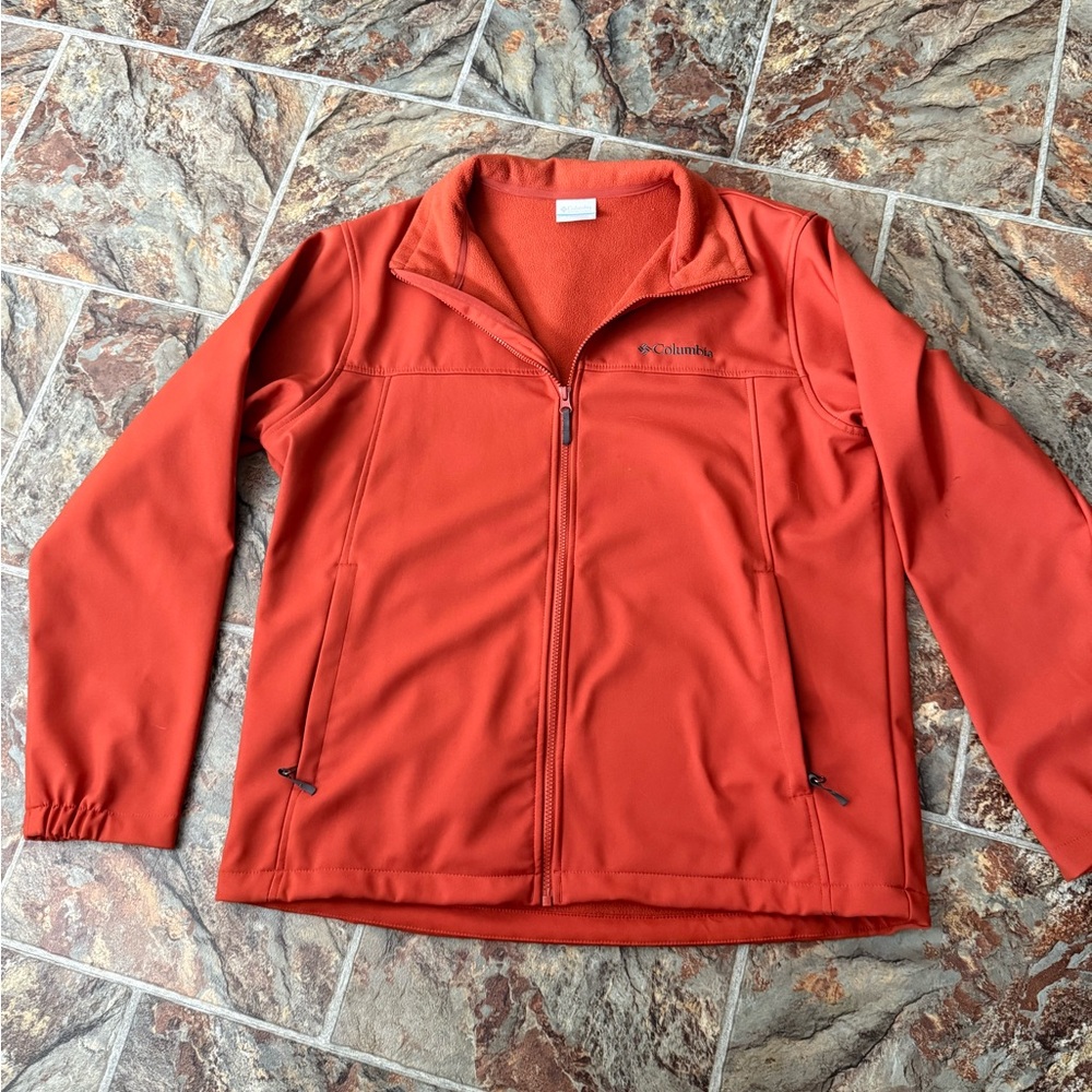 Columbia Orange Full-Zip Jacket